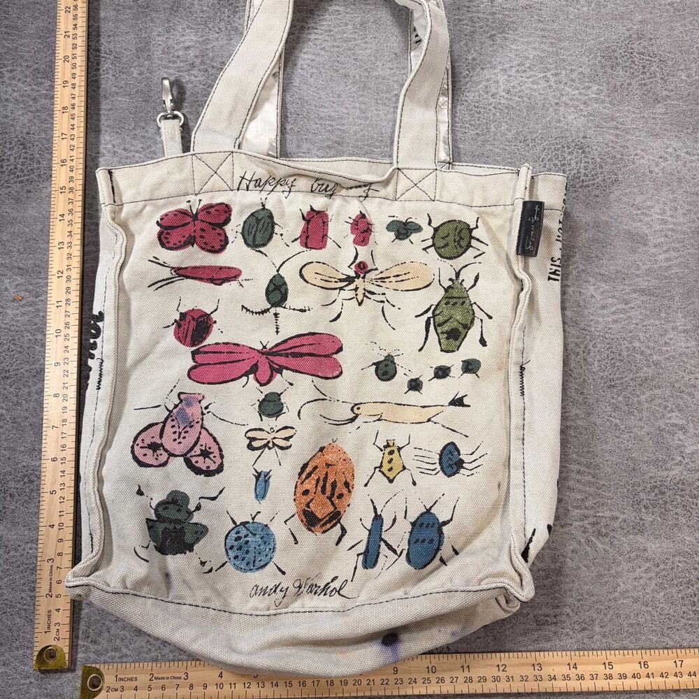 Andy Warhol Insect Canvas Tote - Picture 8 of 10
